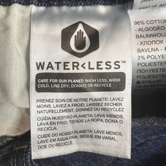 Levi’s Premium 501 Original Fit Button Fly Dark Wash Denim Jeans Women 30x26 - Picture 10 of 13